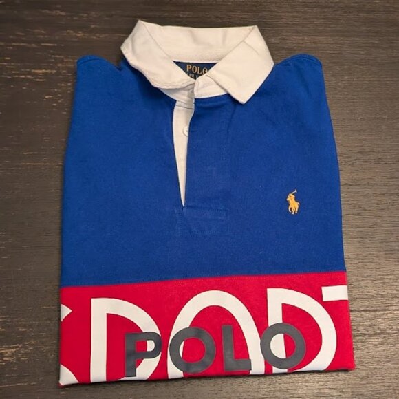 POLO RALPH LAUREN Classic Fit- Polo Rugby Royal Top (Collectible) - Picture 7 of 8